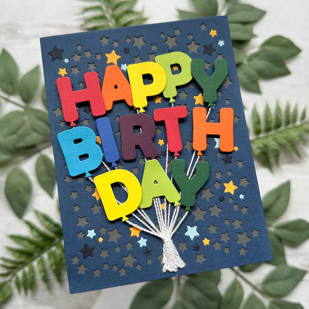 Birthday Balloons Card