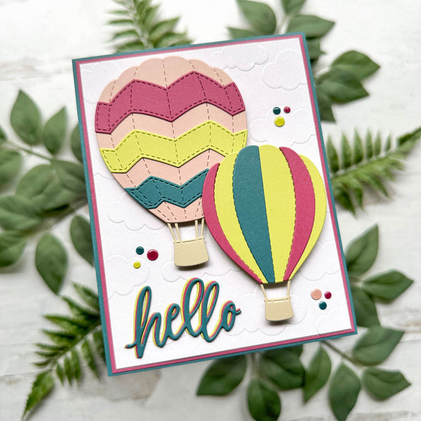 Hot Air Balloon Card