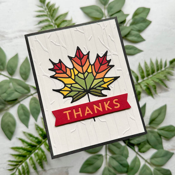 Leaf Pieces Card